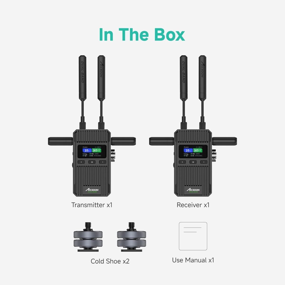 Accsoon CineView 2 SDI Receptor y transmisor de video HDMI SDI (450 Metros) - Imagen 2