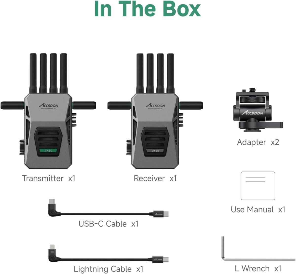 Accsoon  Master 4K  HDMI - SDI Video Wireless - Imagen 2