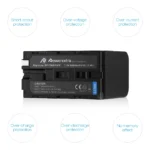 Batería NP F960 / F970 para Cámaras y Tránsmisores - Imagen 6