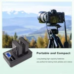 Kit de batería LP-E10 Para Canon T3 T5 T6 T7 T100 Kiss X50 Kiss X70 1100D - Imagen 5