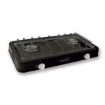 Estufa de 2 Hornillas ecocina gris