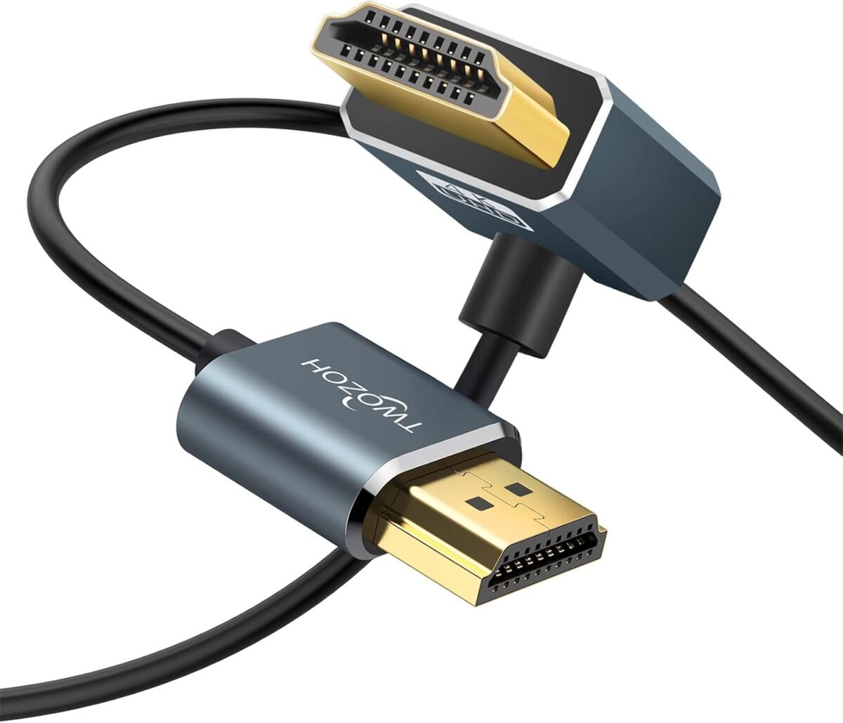 Cable HDMI flexible a HDMI en ángulo de 270° 1ft - Imagen 2