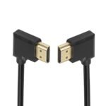 HDMI macho a izquierdo HDMI macho de alta velocidad chapado en oro de 90 - Imagen 5