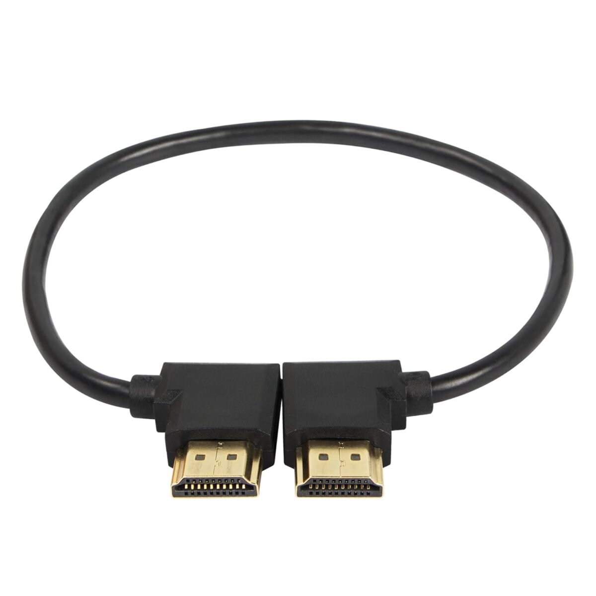 HDMI macho a izquierdo HDMI macho de alta velocidad chapado en oro de 90 - Imagen 6