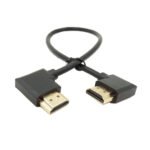HDMI macho a izquierdo HDMI macho de alta velocidad chapado en oro de 90