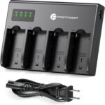Cargador rápido de 4 Baterias para Sony NP