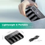 Cargador rápido de 4 Baterias para Sony NP - Imagen 4