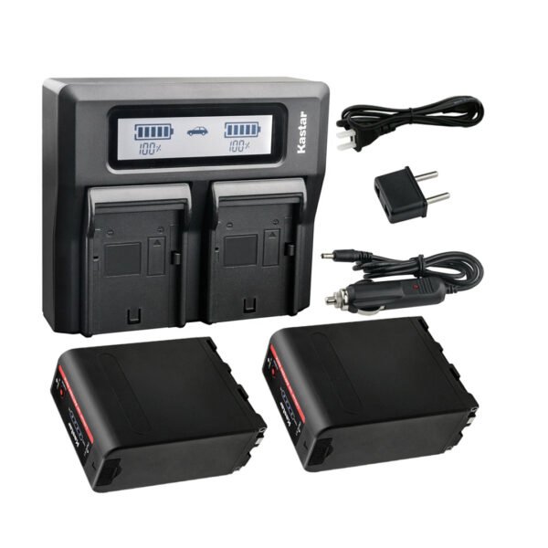 Combo 2 Baterías 11,600 mAh y Cargador Doble
