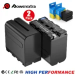Combo 2 Baterías NP 970 + Cargador de Pared Kastar - Imagen 2