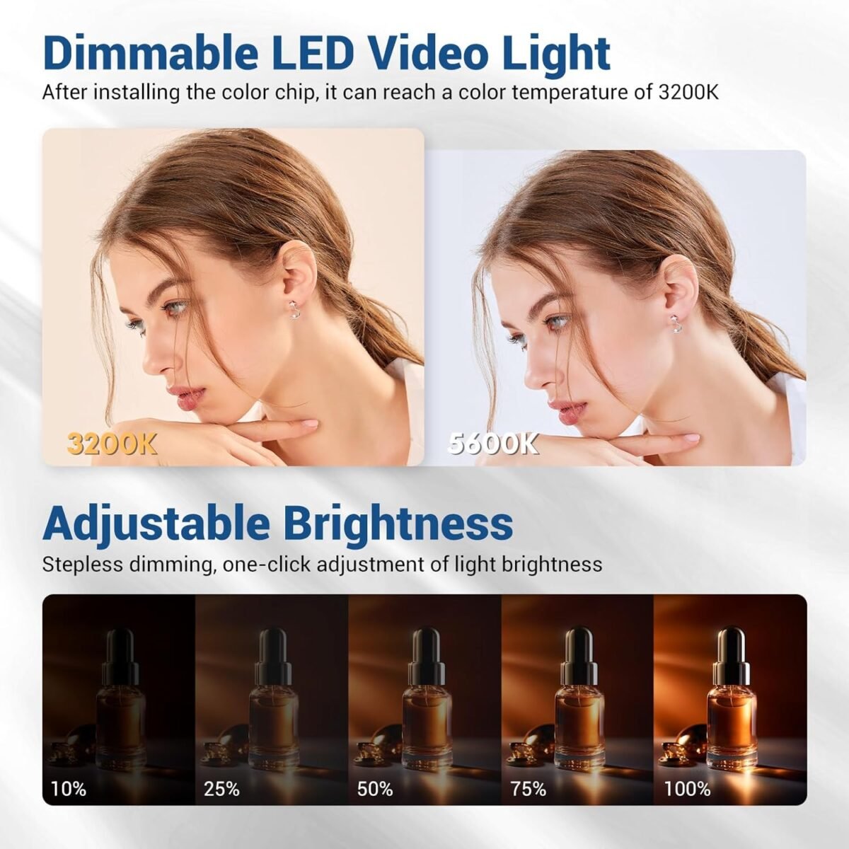 Luz de video para cámara led - Imagen 7