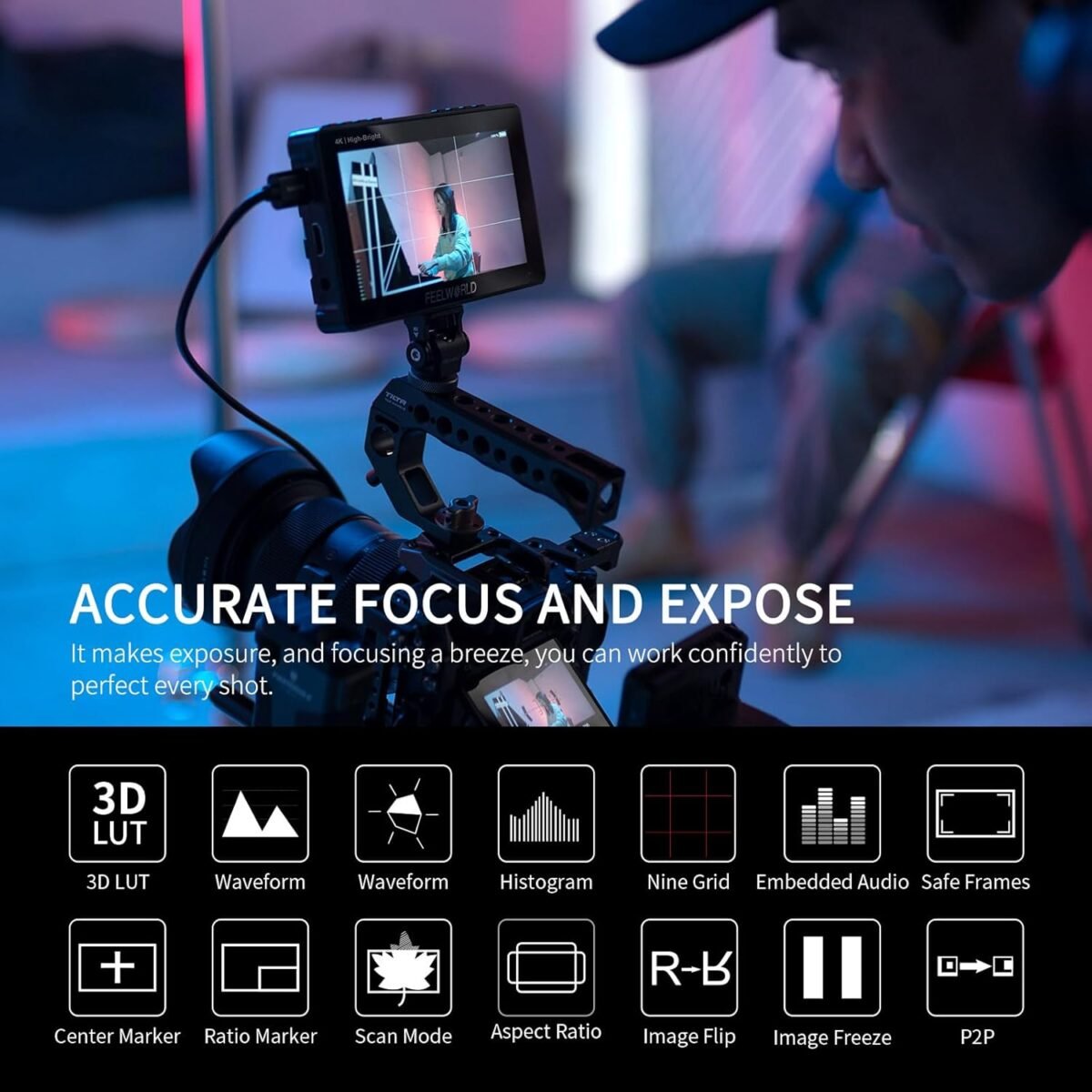 FEELWORLD F5 Prox 5.5 pulgadas 1600nit - Imagen 6