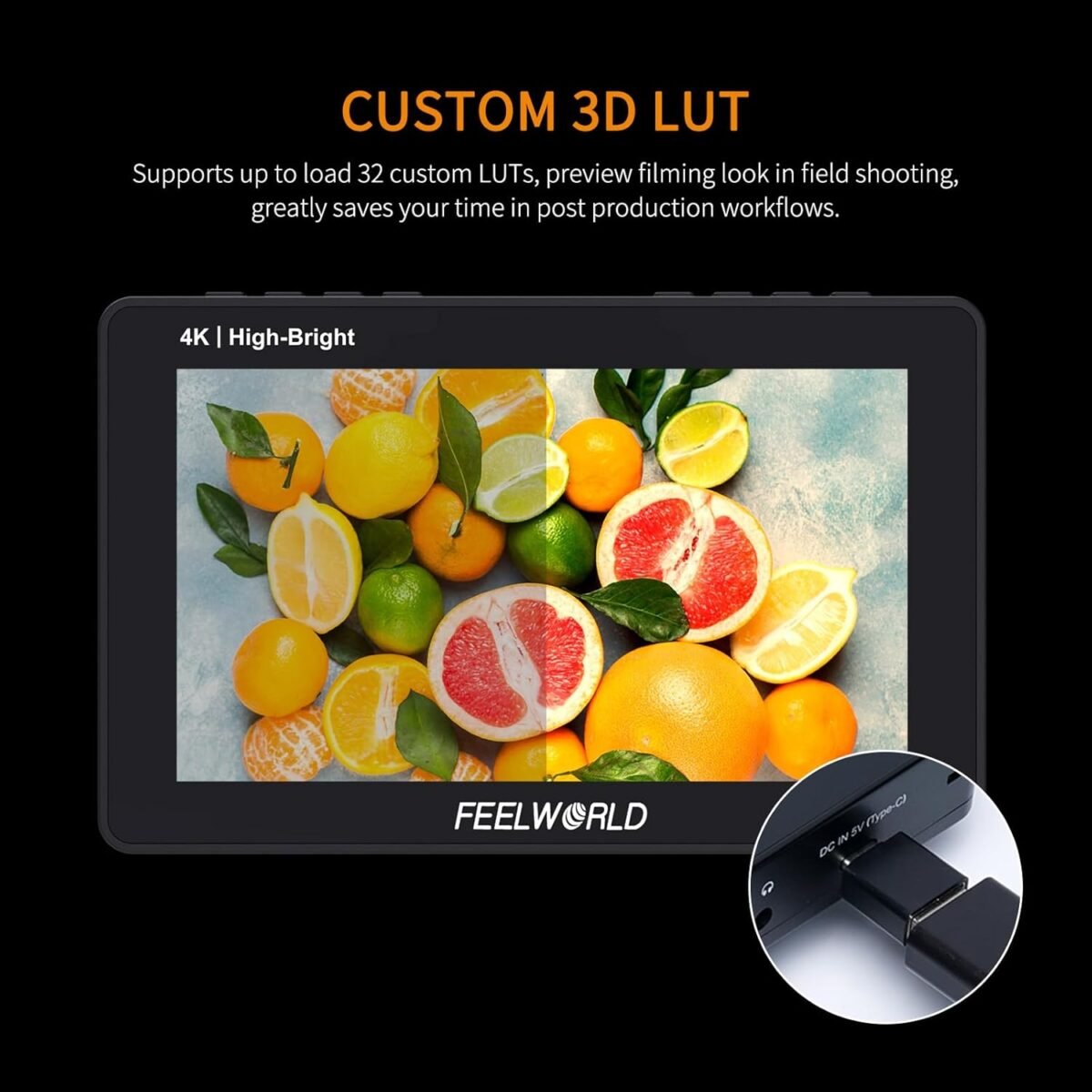 FEELWORLD F5 Prox 5.5 pulgadas 1600nit - Imagen 3