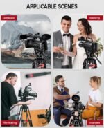 Trípode 82" Profesional de video 2.10 Metros - Imagen 9