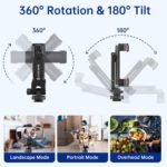 Soporte de trípode para teléfono, adaptador universal - Imagen 5