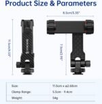 Soporte de trípode para teléfono, adaptador universal - Imagen 8