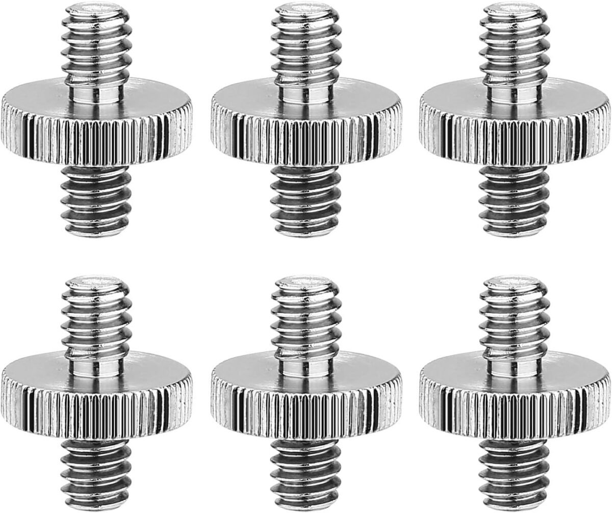 Paquete de 6 adaptadores de tornillo estándar internacional de 1/4" - Imagen 1