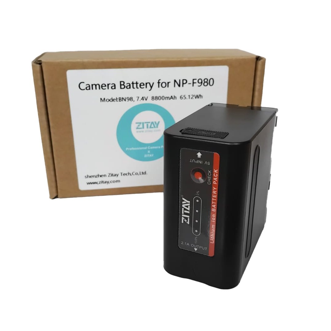 np-8,800-1 Batería NP-F980 Zitay 8,800 para Tránsmisores y Cámaras - Imagen 1