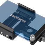 Soporte de montaje SSD con abrazadera de cable de zapata fría, 1.5"-2.1" para Samsung T5 T7 SSD SanDisk compatible con BMPCC 4K/6K /6K Pro