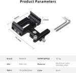 Soporte de montaje SSD con abrazadera de cable de zapata fría, 1.5"-2.1" para Samsung T5 T7 SSD SanDisk compatible con BMPCC 4K/6K /6K Pro - Imagen 9