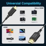 Micro HDMI a HDMI 4K, delgado  bidireccional 4K - Imagen 5
