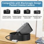Cargador de Camaras Blackmagic  4K 6K Pro G2 BMCC 6K Pocket Cinema - Imagen 2