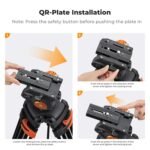 K&F CONCEPT Tripode 2 metros 80" Profesional - Imagen 7