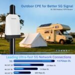 Router Yeacomm 5G para transmitir con ranura para tarjeta SIM, módem NR SA NSA CPE 5G - Imagen 2