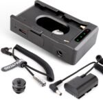 Adaptador NP para Blackmagic 4k, 6K, 6KG2 y 6kPro + bateria falsa de LP-E6 - Imagen 2
