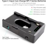 Adaptador NP para Blackmagic 4k, 6K, 6KG2 y 6kPro + bateria falsa de LP-E6 - Imagen 6