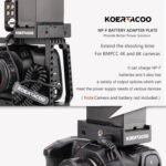 Adaptador NP para Blackmagic 4k, 6K, 6KG2 y 6kPro + bateria falsa de LP-E6 - Imagen 3