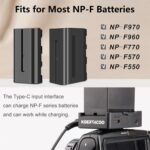 Adaptador NP para Blackmagic 4k, 6K, 6KG2 y 6kPro + bateria falsa de LP-E6 - Imagen 5