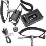 Adaptador NP para Blackmagic 4k, 6K, 6KG2 y 6kPro + bateria falsa de LP-E6