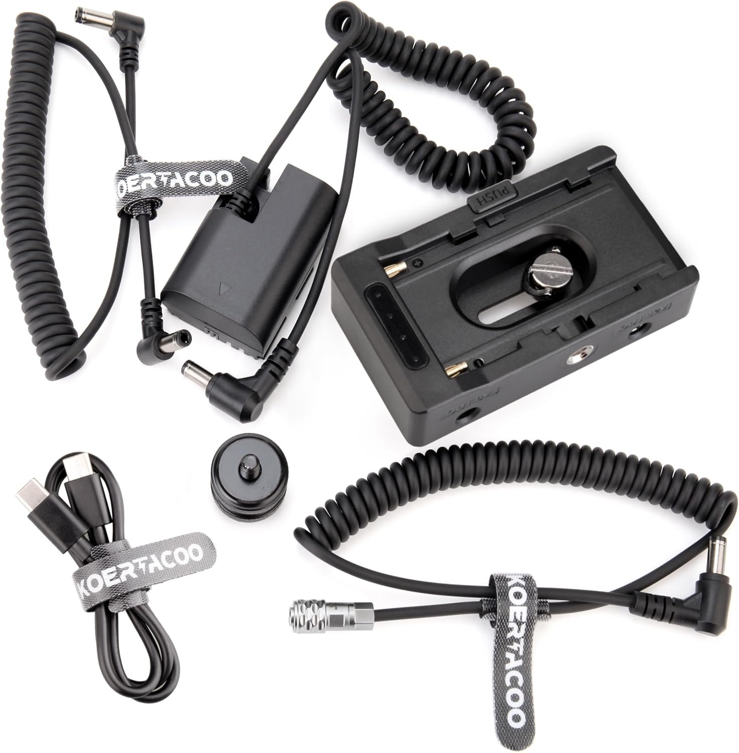 81t8URSOgEL._AC_SL1500_ Adaptador NP para Blackmagic 4k, 6K, 6KG2 y 6kPro + bateria falsa de LP-E6 - Imagen 1