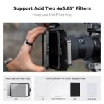 K&F CONCEPT Caja mate 67 mm, 72 mm, 77 mm, 82 mm, 95 mm - Imagen 3