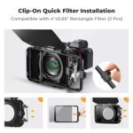 K&F CONCEPT Caja mate 67 mm, 72 mm, 77 mm, 82 mm, 95 mm - Imagen 7