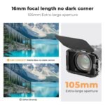 K&F CONCEPT Caja mate 67 mm, 72 mm, 77 mm, 82 mm, 95 mm - Imagen 6