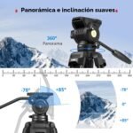 SMALLRIG Trípode de video 73''/186cm - Imagen 5