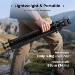SMALLRIG Trípode de video 73''/186cm - Imagen 3